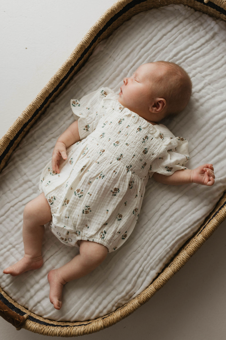 Garden Days | Ivory Floral Romper