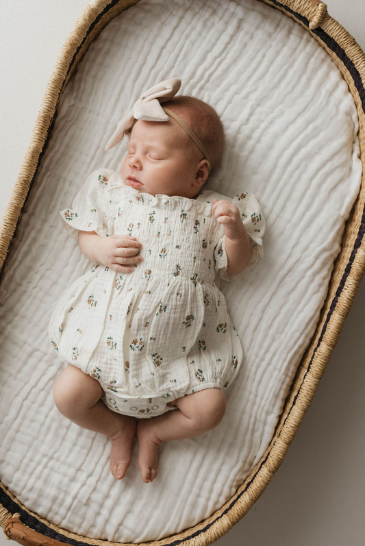 Garden Days | Ivory Floral Romper