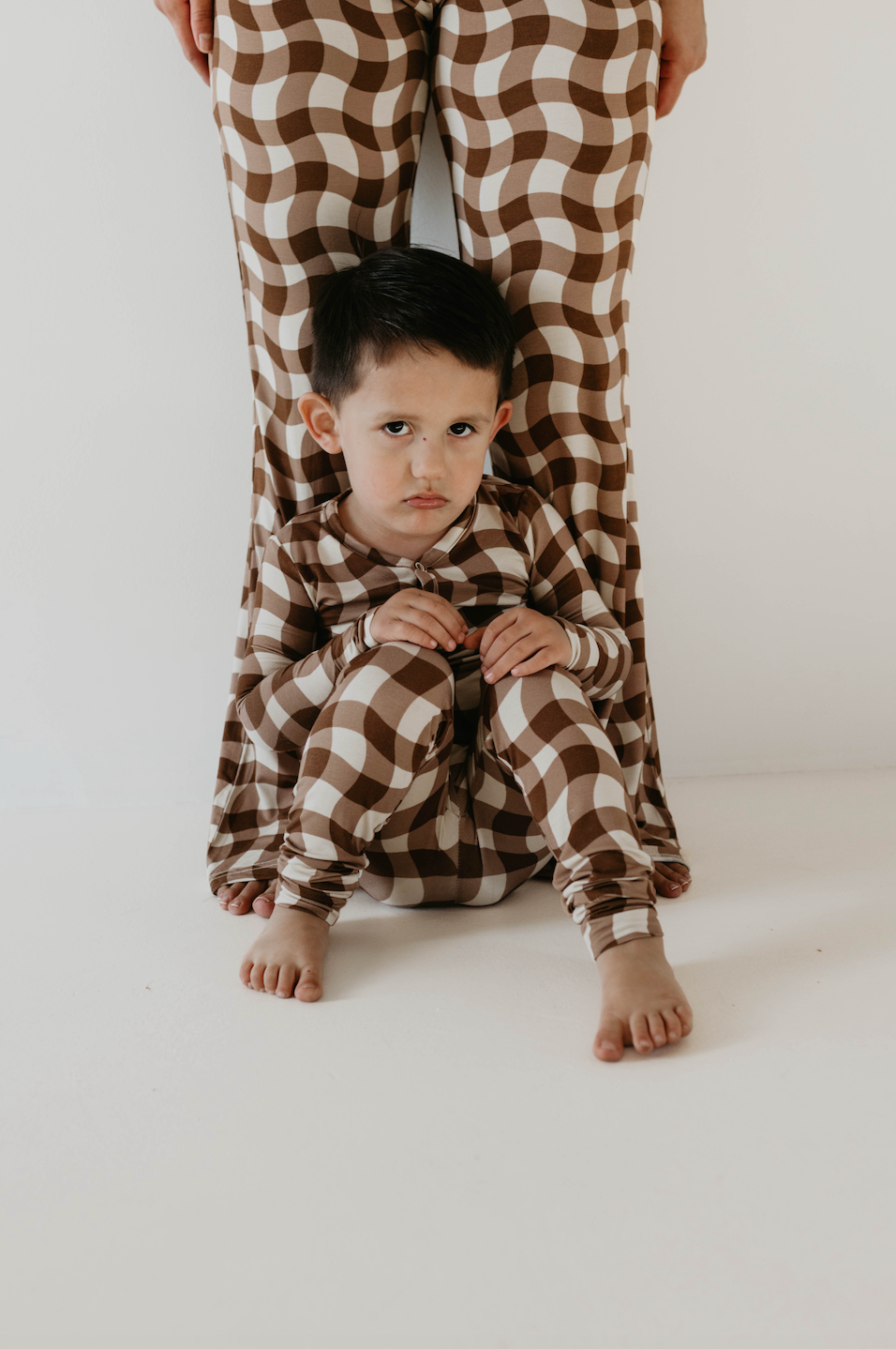 Bamboo Two Piece Pajama | Groovy Gingham