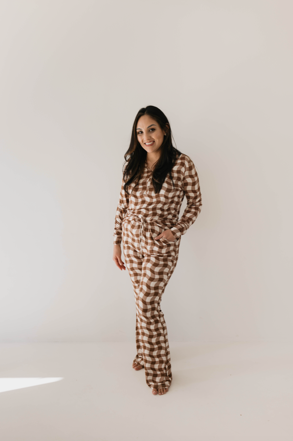 Women's Bamboo Pajamas  | Groovy Gingham