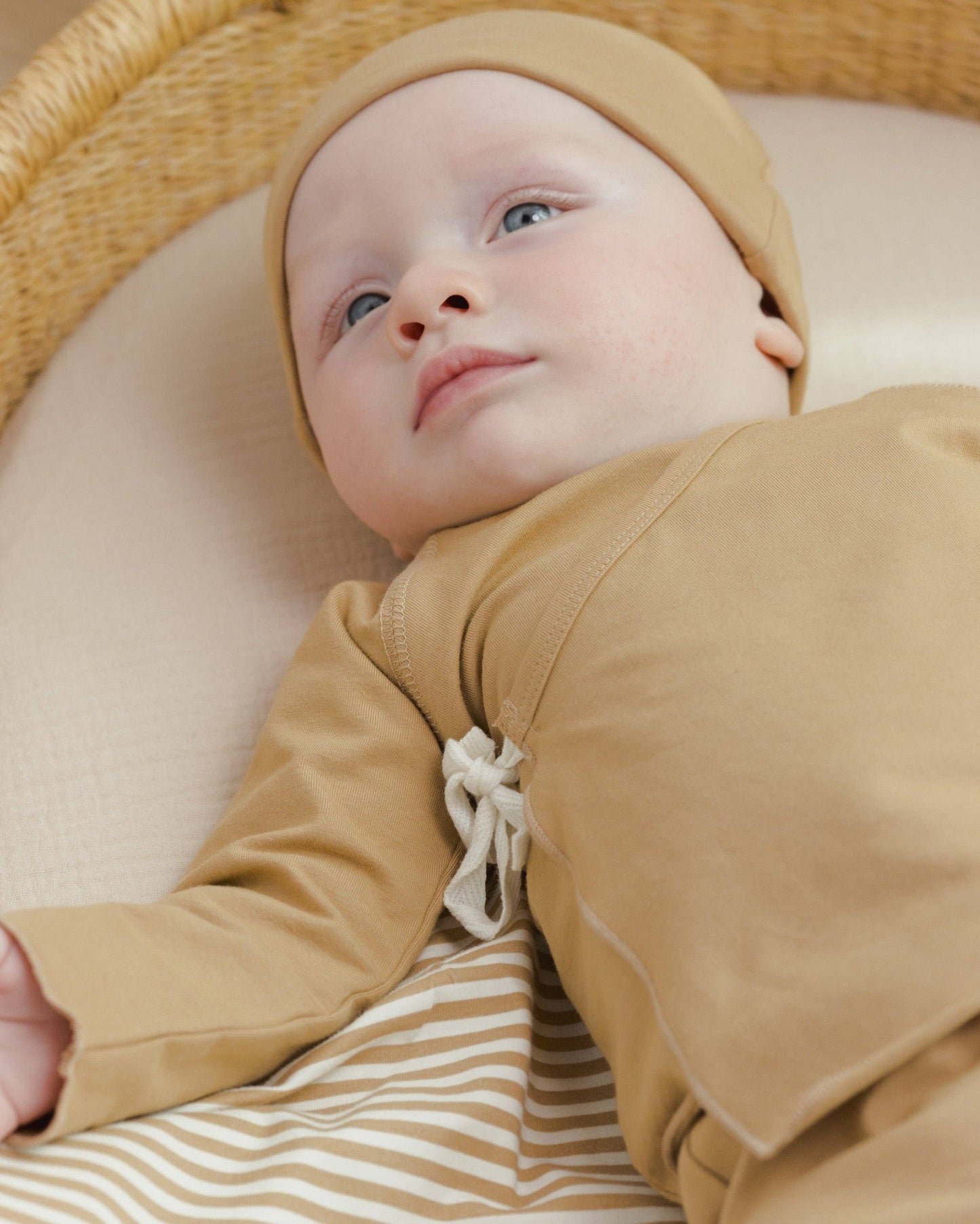 Baby Swaddle || Honey Stripe