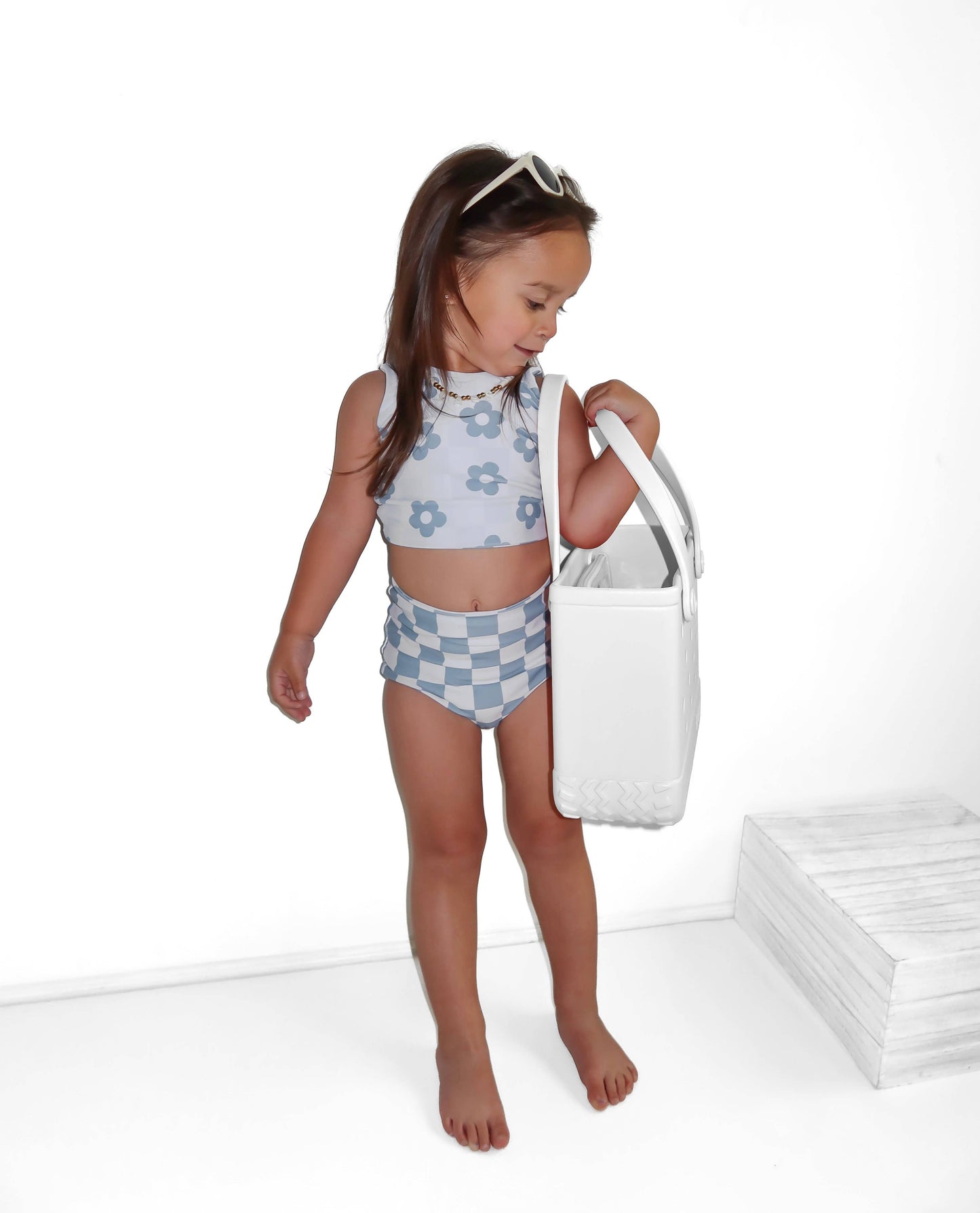 GIRLS 2 PIECE REVERSIBLE SWIM - CALYPSO