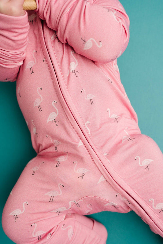 Pink Flamingo Bamboo Sleeper