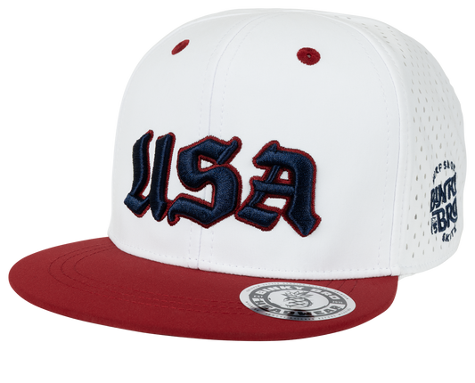Kids Hat BNKY USA White