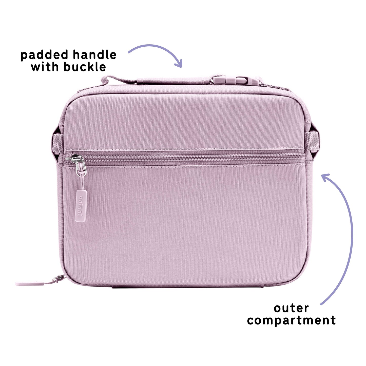 Ellis Lunch Bag - Dusty Rose