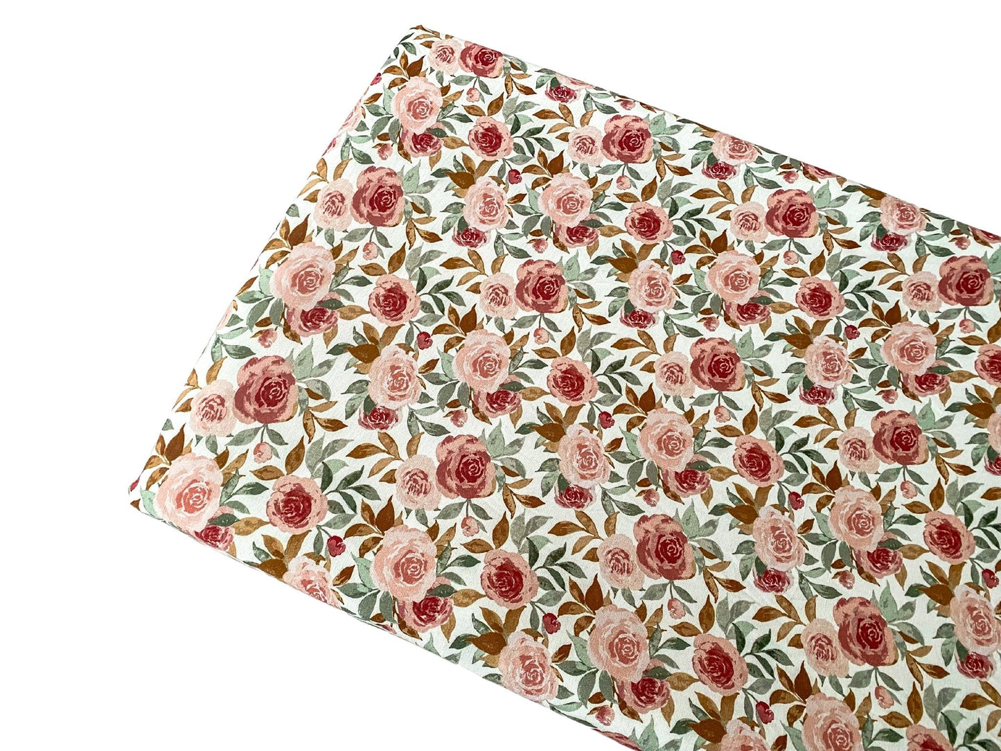 Bamboo Changing Pad Cover - Dusty Pink Floral