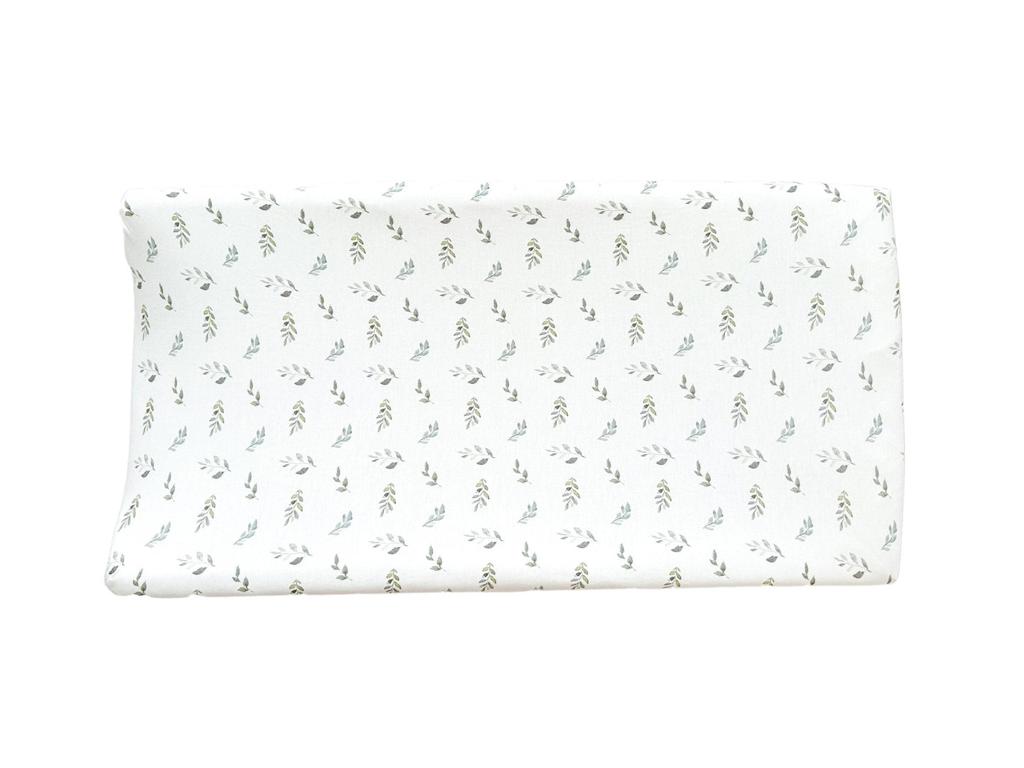 Bamboo Changing Pad Cover - Green Leaves