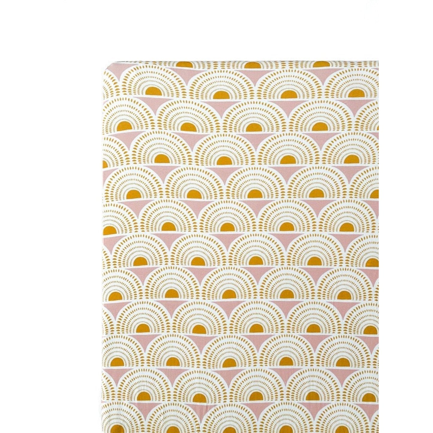 Bamboo Fitted Crib Sheet - Vintage Sunshine