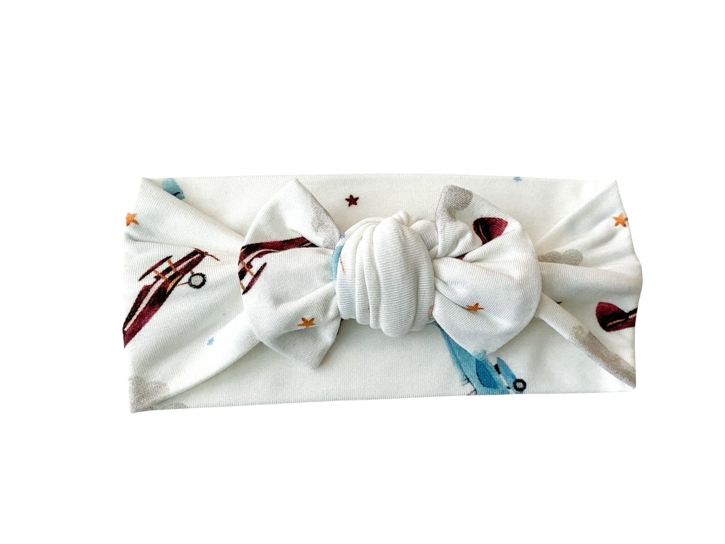 Bamboo Stretch Swaddle - Vintage Airplane