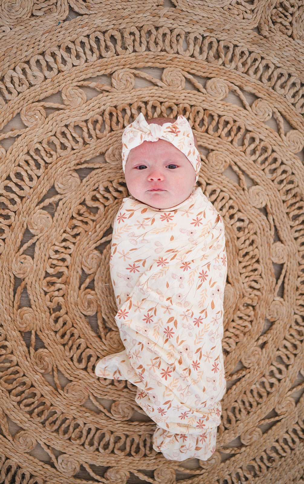 Bamboo Stretch Swaddle - Wildflower