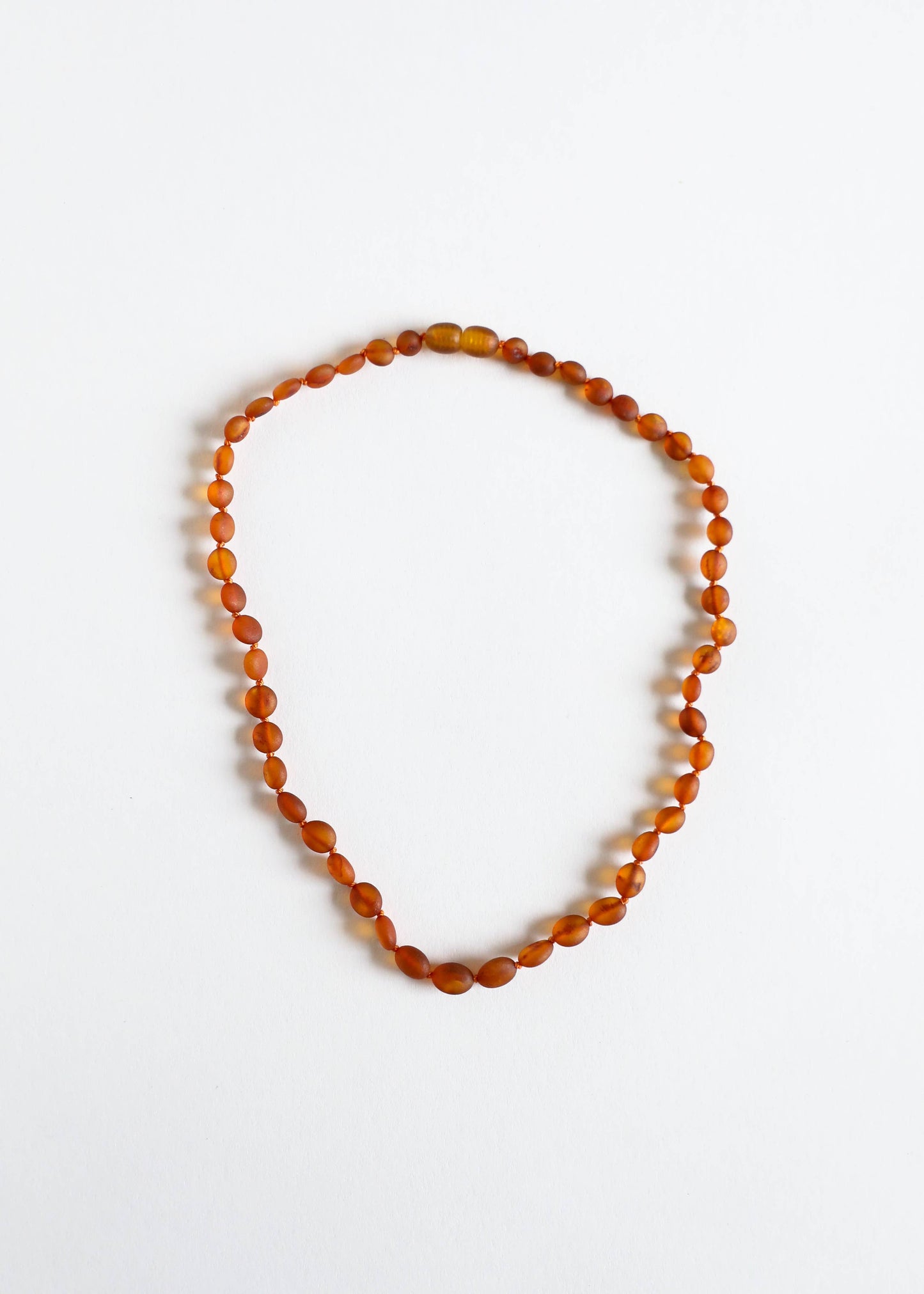 Raw Cognac Amber || Classic Necklace