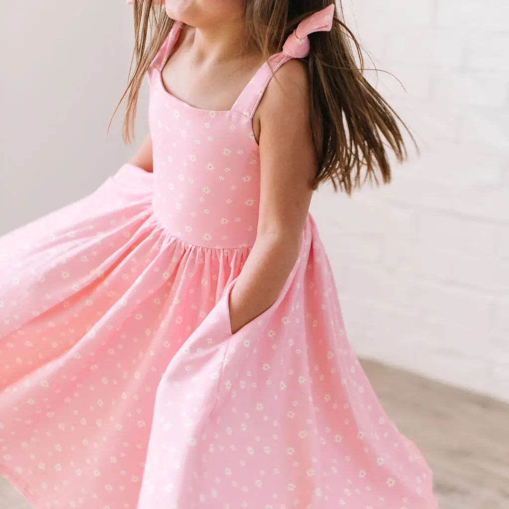 Valerie Dress in Pink Petals 