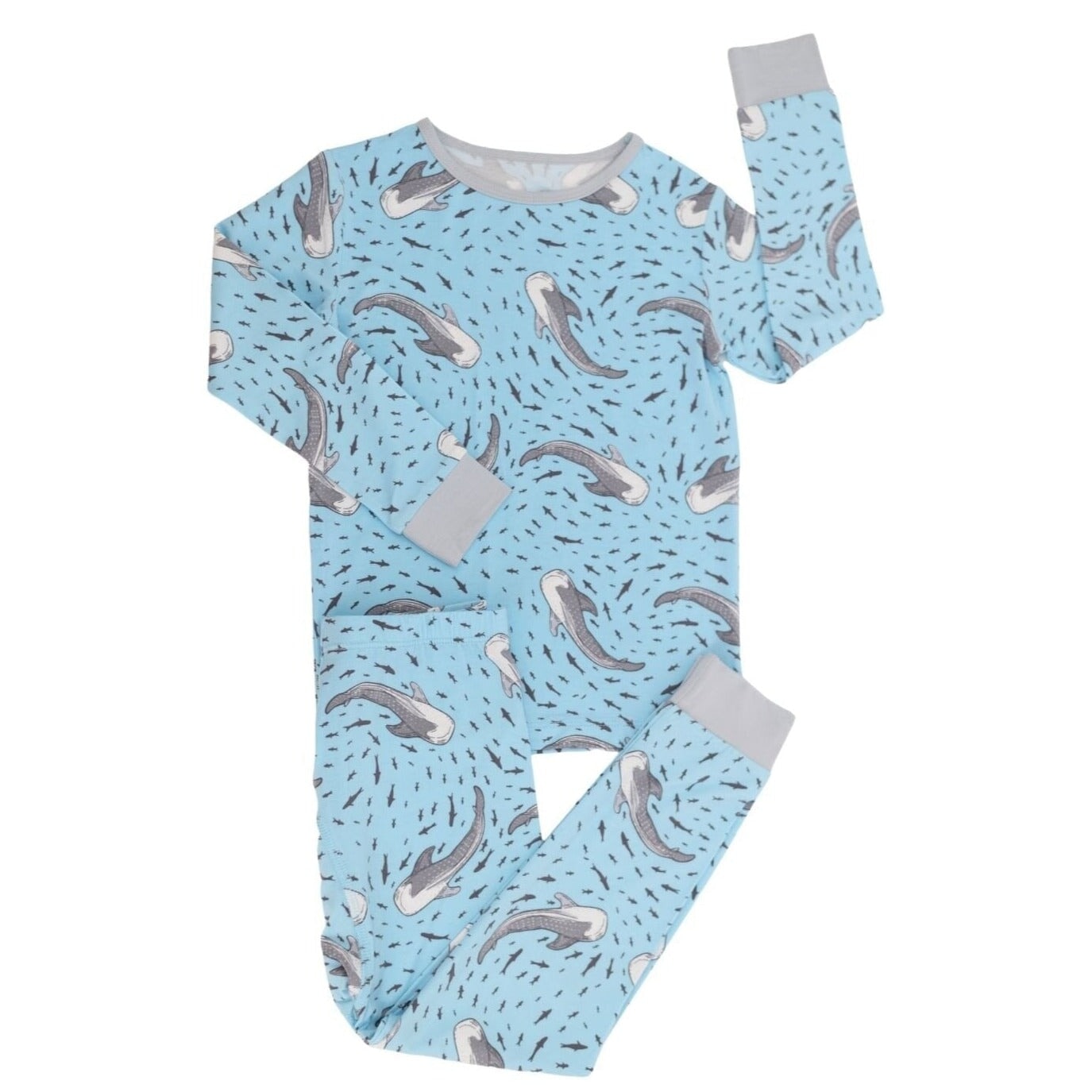 Blue Shark Bamboo Pajama Set