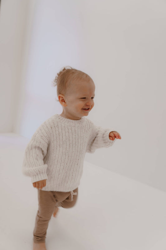Child Knit Sweater | Cloud Confetti