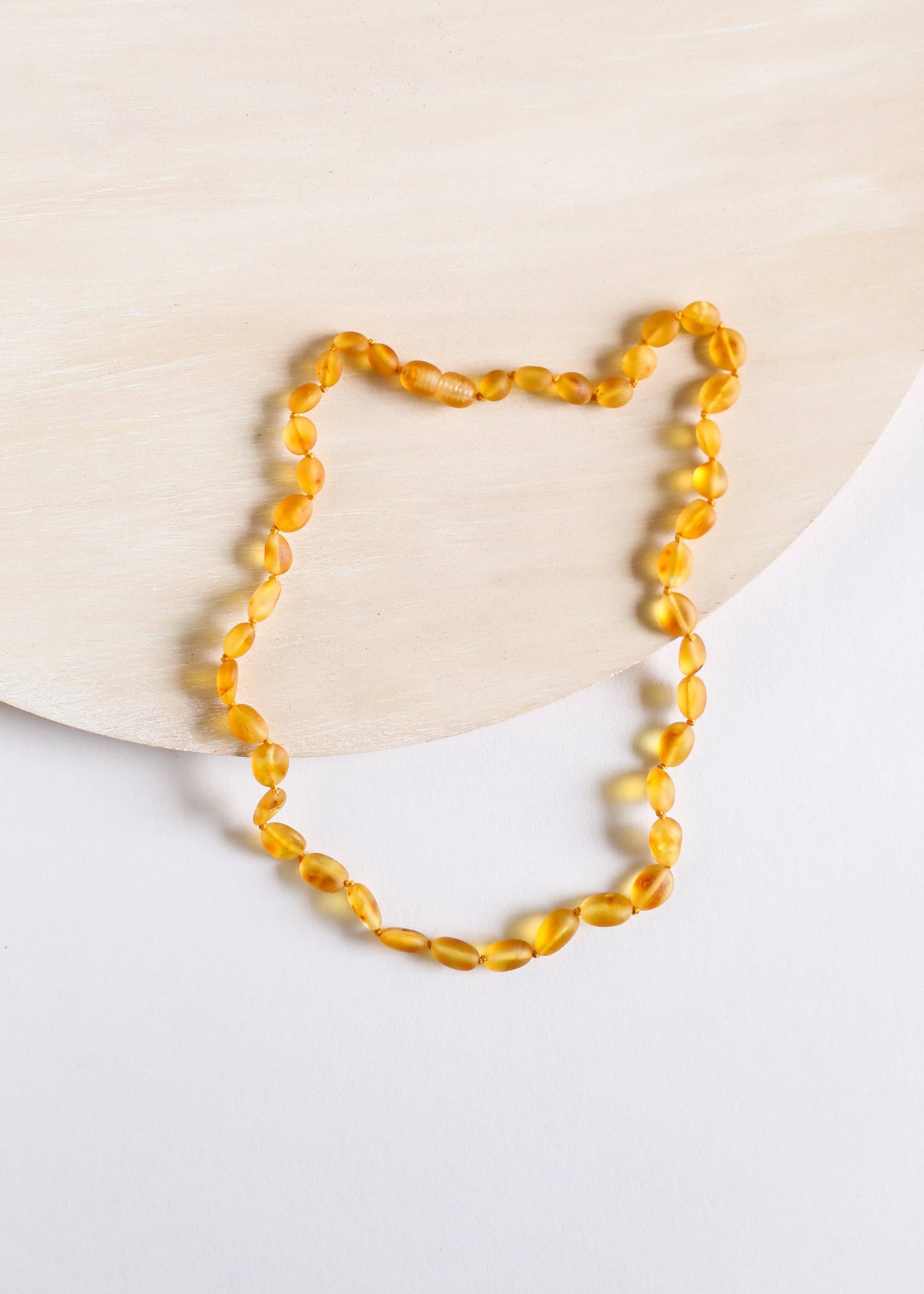 Raw Honey Amber || Classic Necklace