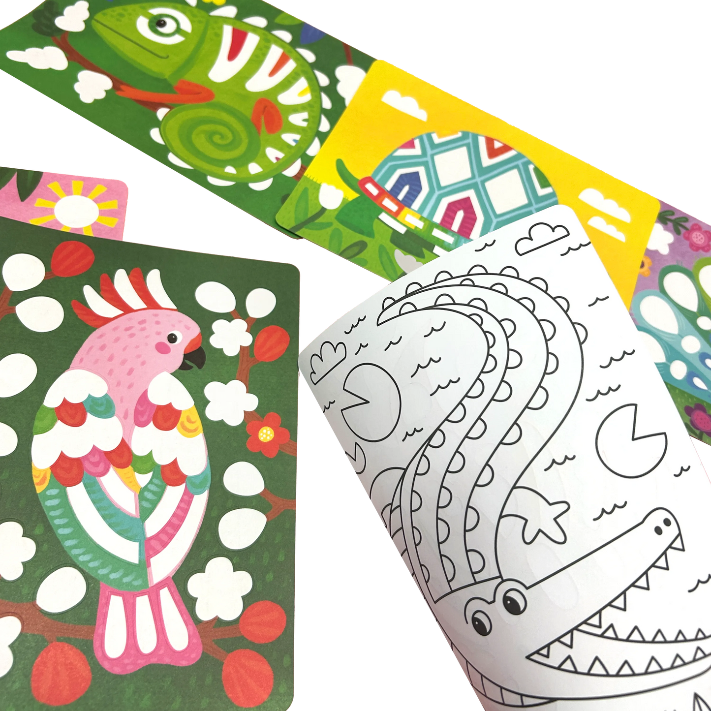 Foil-tastic: Foil Art & Coloring Fun - Awesome Animals (36 P