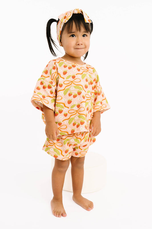 Sweet Strawberry Slouchy Set