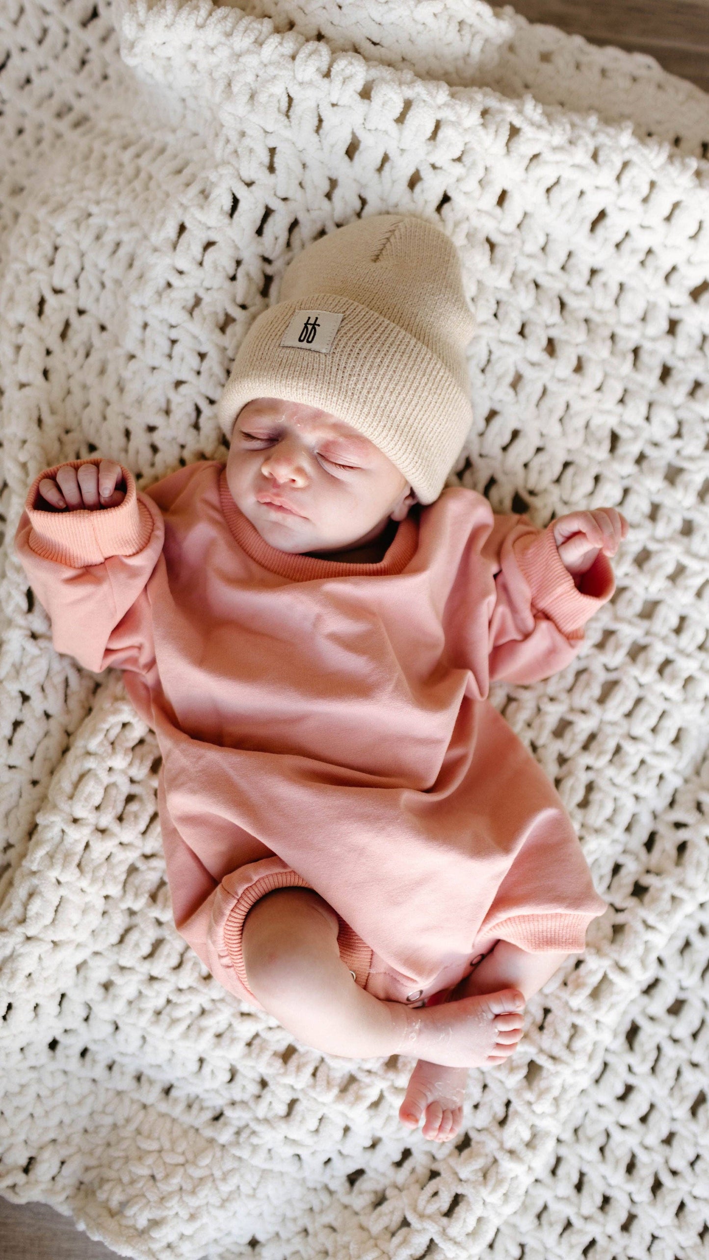 Sweatshirt Romper | Rose