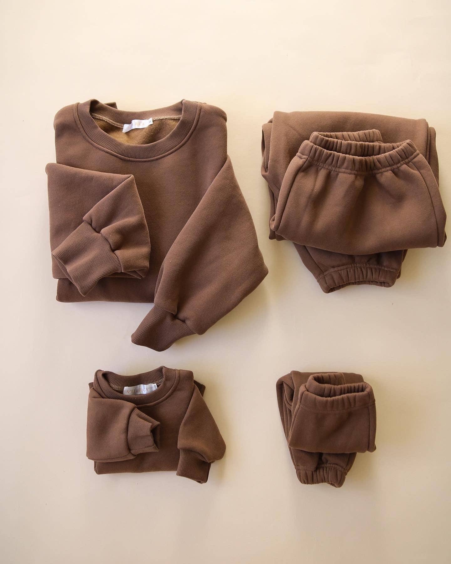 Neutral Baby Sweat Set - Top & Pant