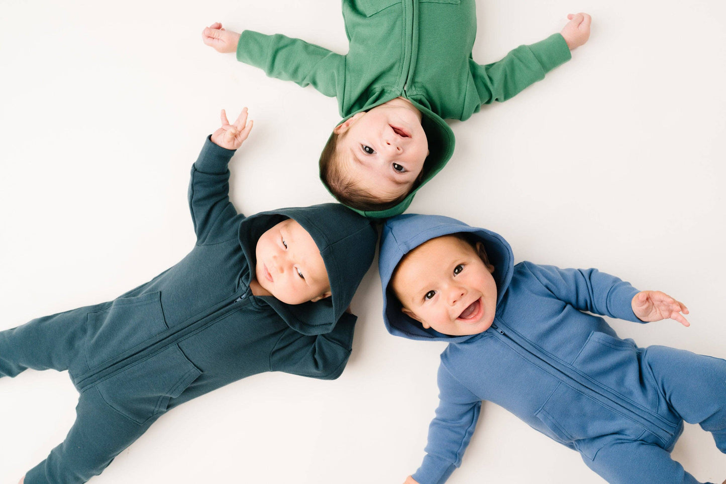 Navy Hoodie Jumpsuit