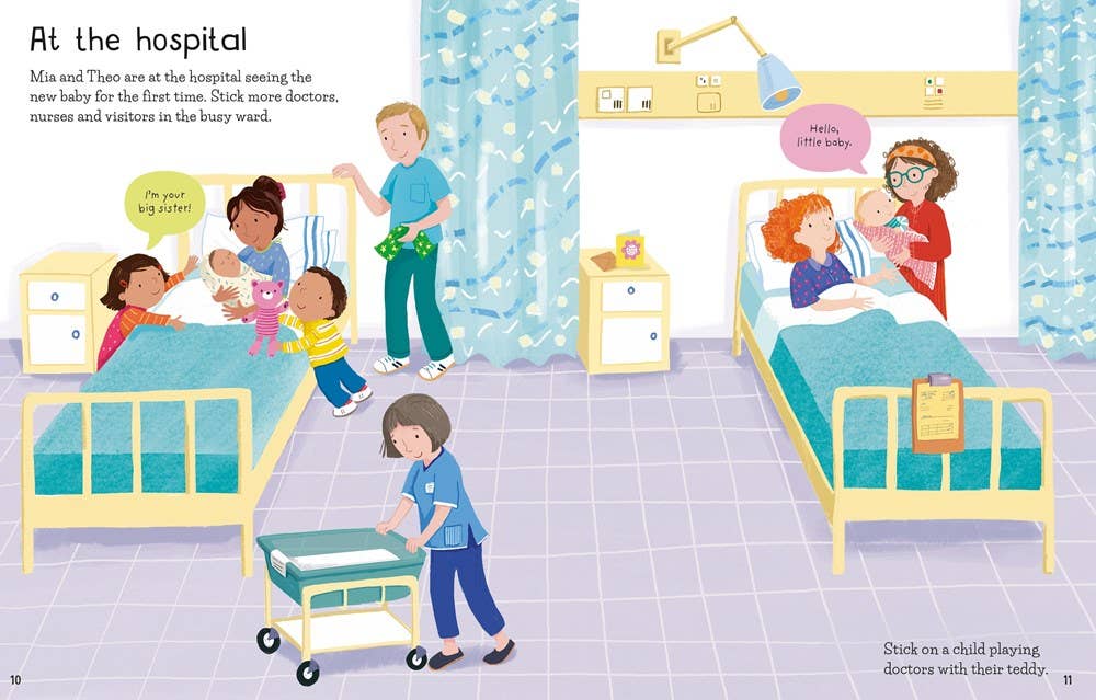 First Sticker Book : The New Baby