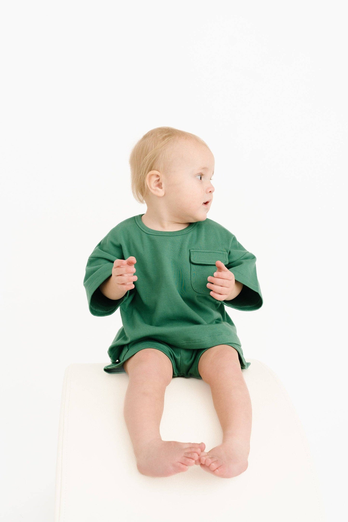 Green Slouchy Cargo Set