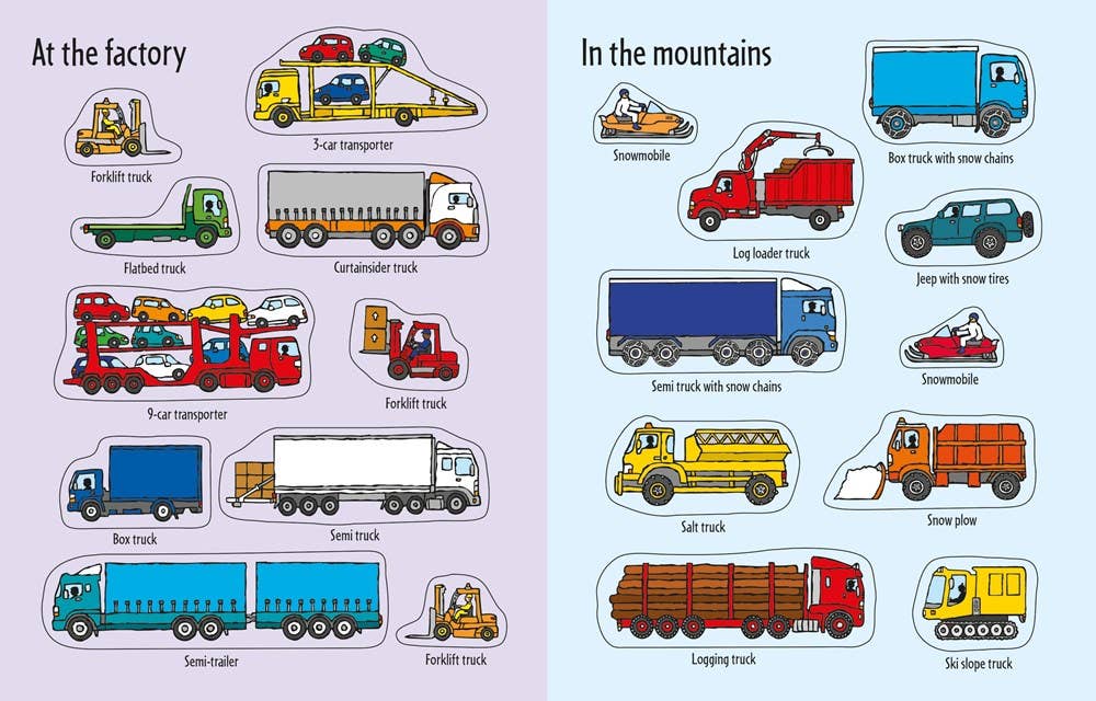 First Sticker Book : Trucks