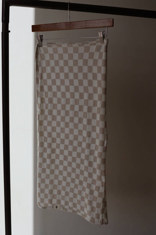 Bamboo Swaddle | Checkerboard