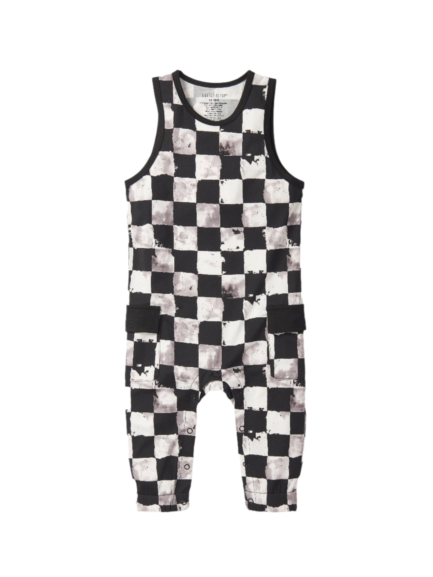 Checkered Tank Romper