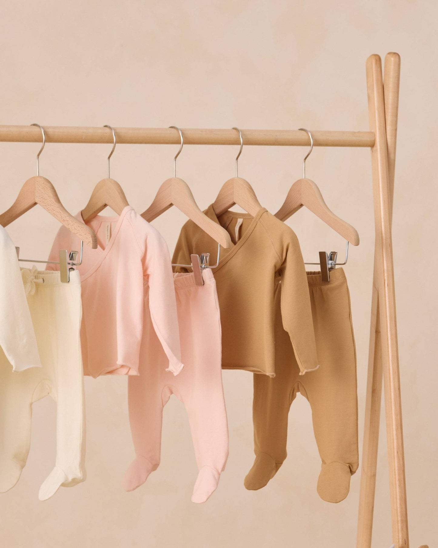 Wrap Top + Footed Pant Set || Petal