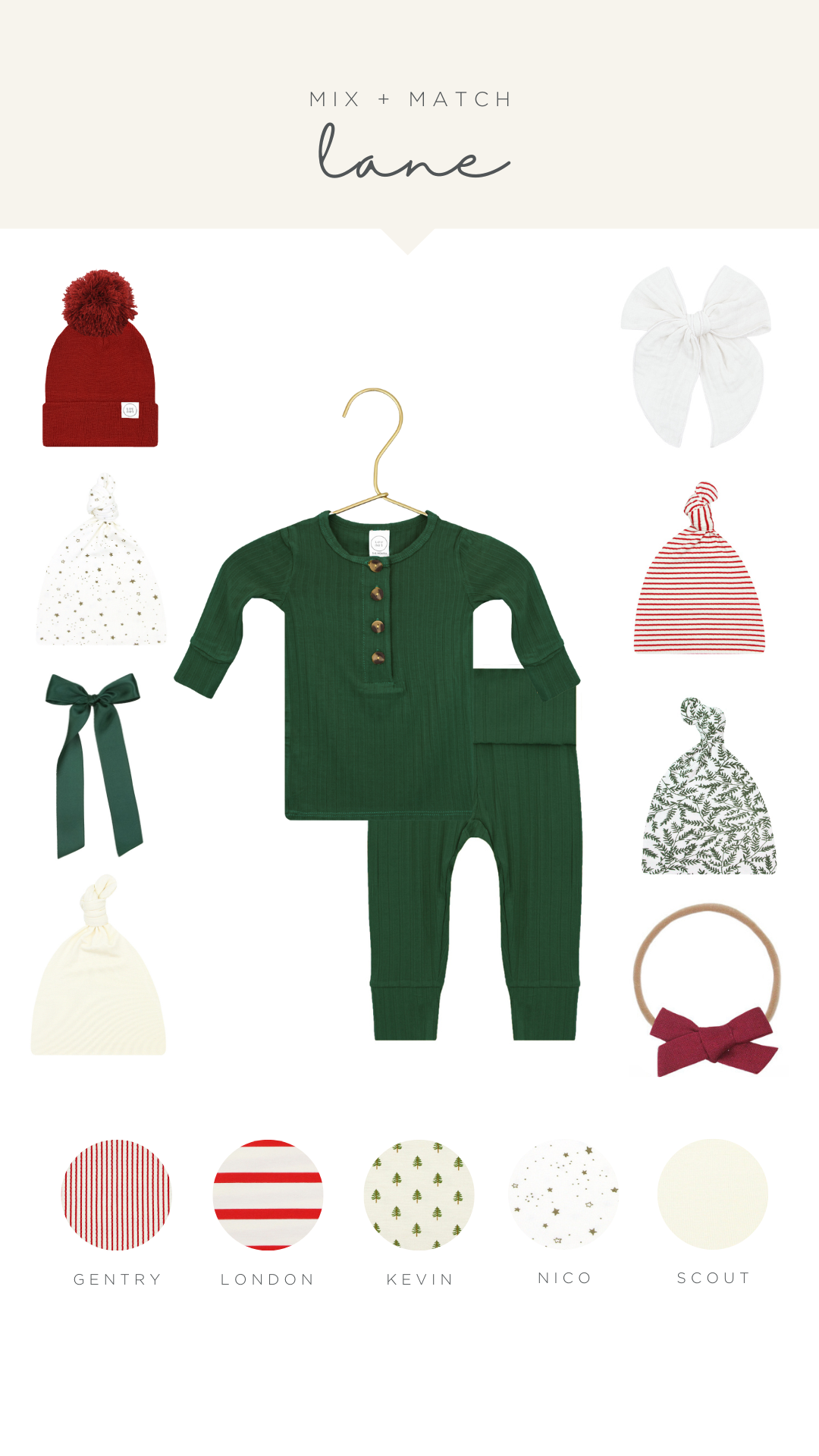 Lou Lou  Ribbed Top + Bottoms - Lane