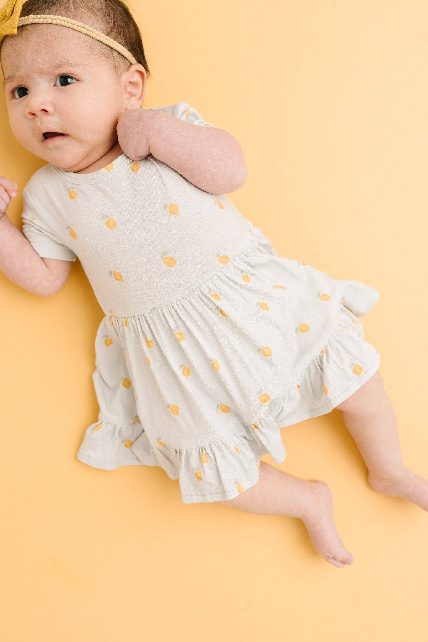 Lemon Delight Bodysuit Bamboo Dress