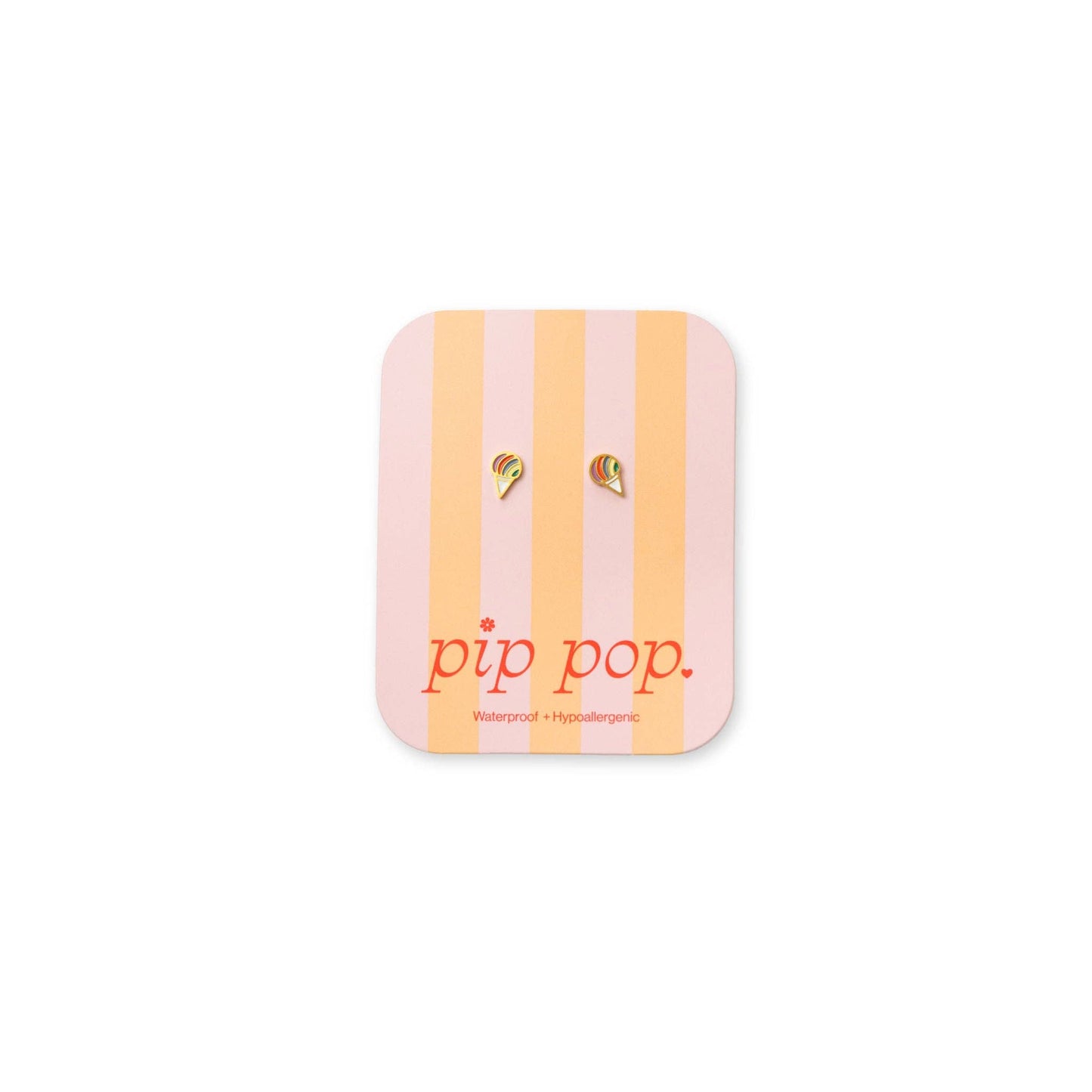 Snowcone Stud Earrings