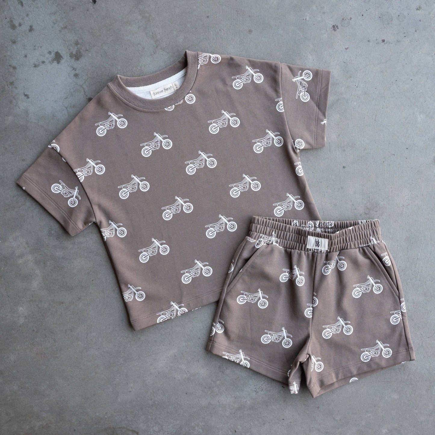 French Terry Short Set | Dirt Bike