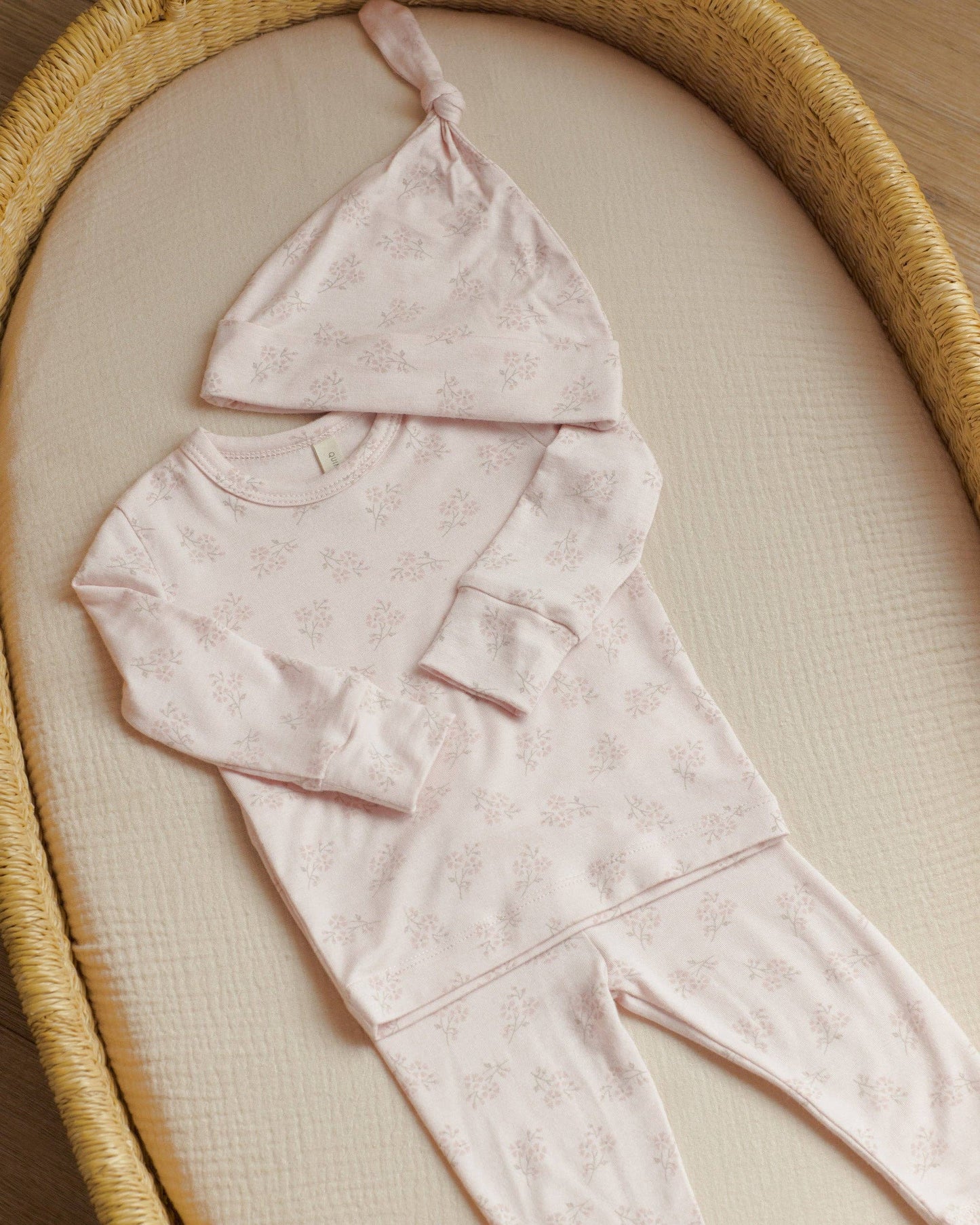 Modal Pajama Set || Pink Blossom