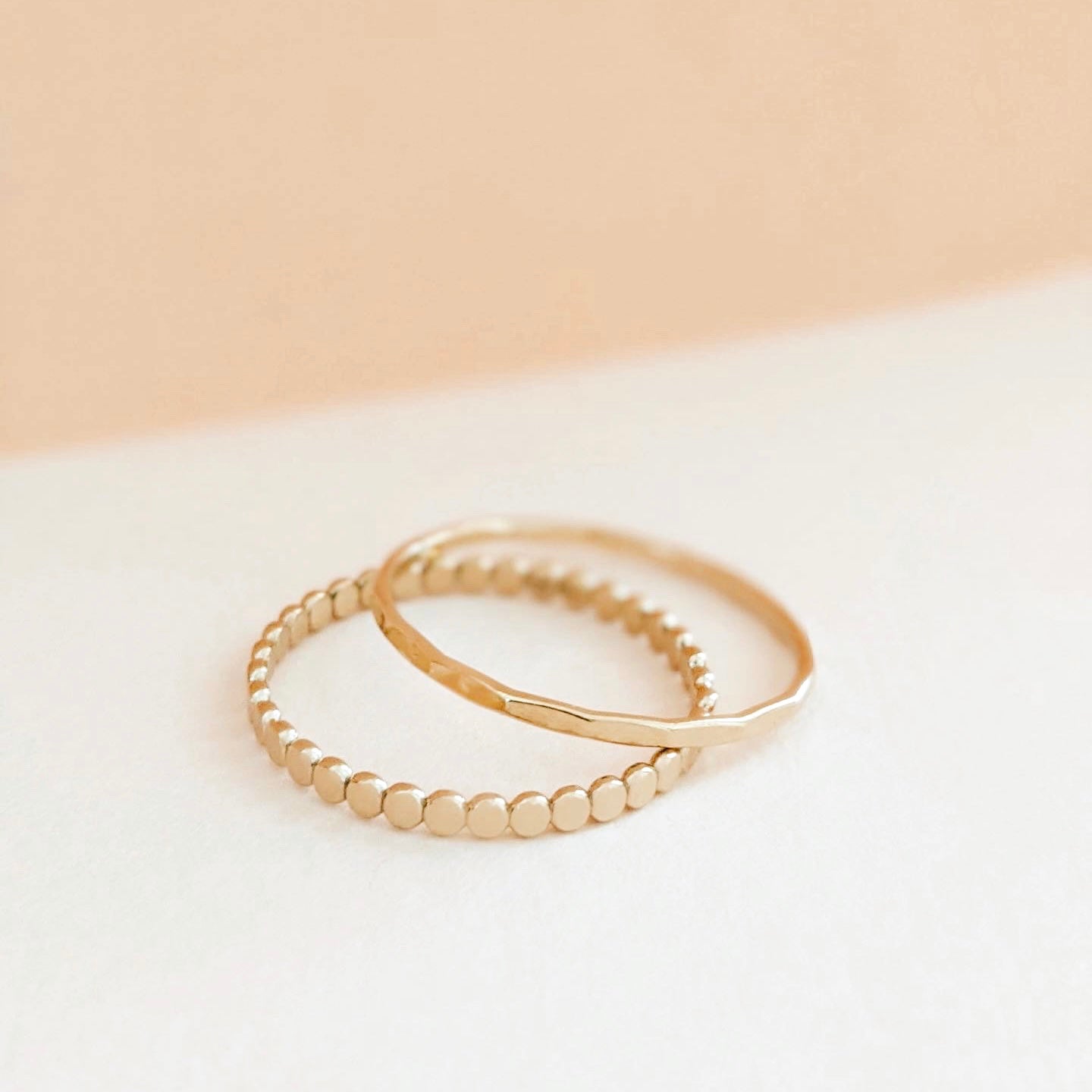 Hammered Stacking Ring