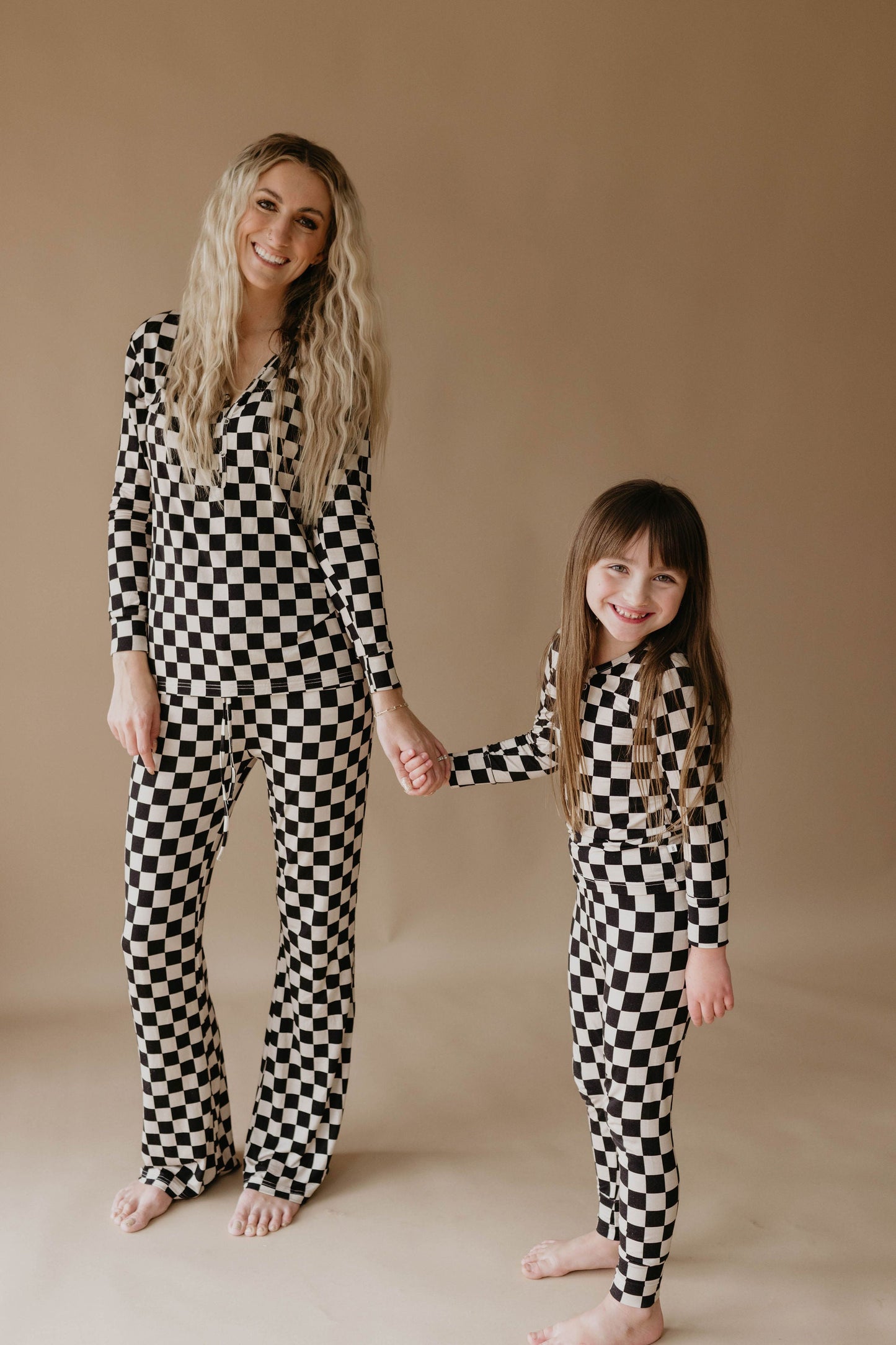 Black Checkered | Women's Bamboo Pajamas