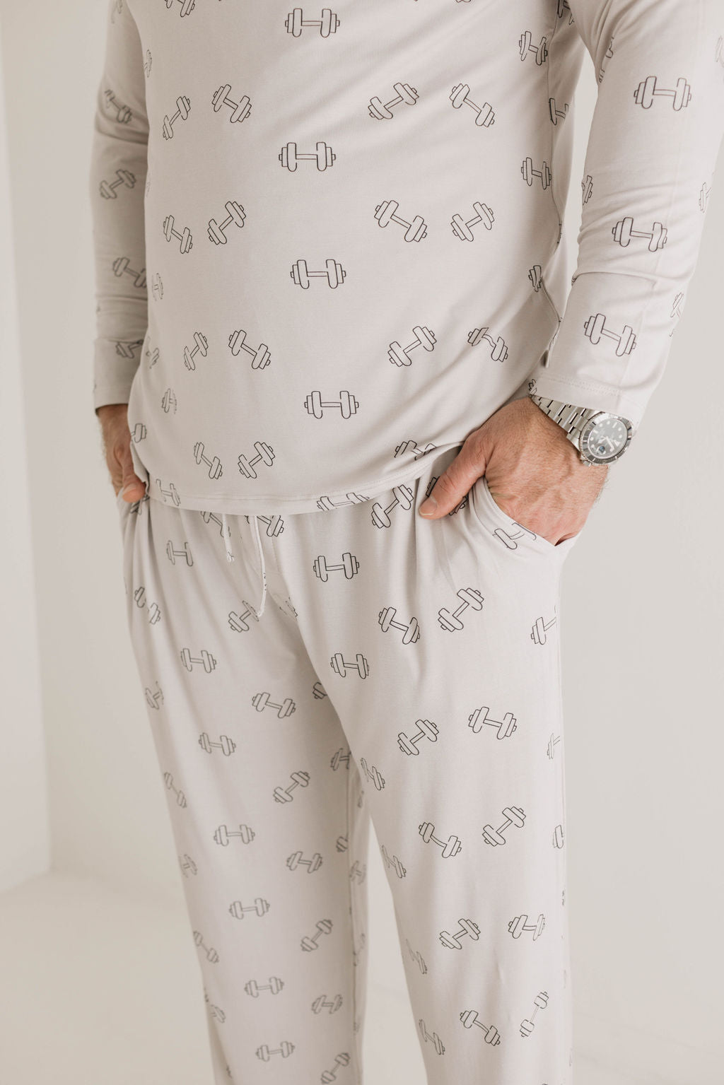 Arm Day  💪🏼  | Adult Long Sleeve  Bamboo Pajamas