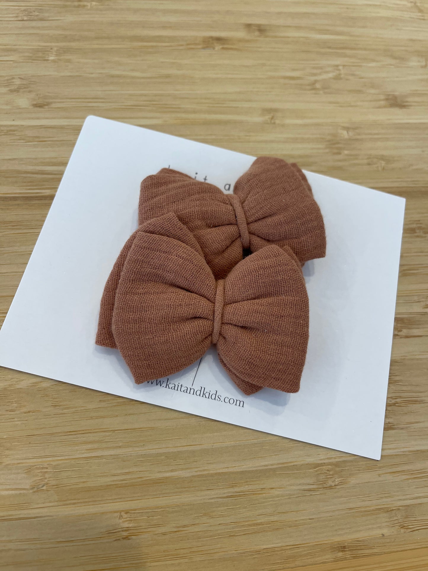 Kait and Kids Bows- CLAY