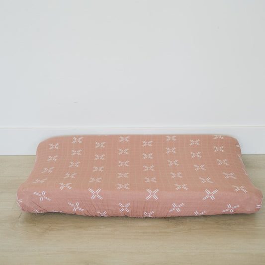 Just Peachy Changing Pad Cover