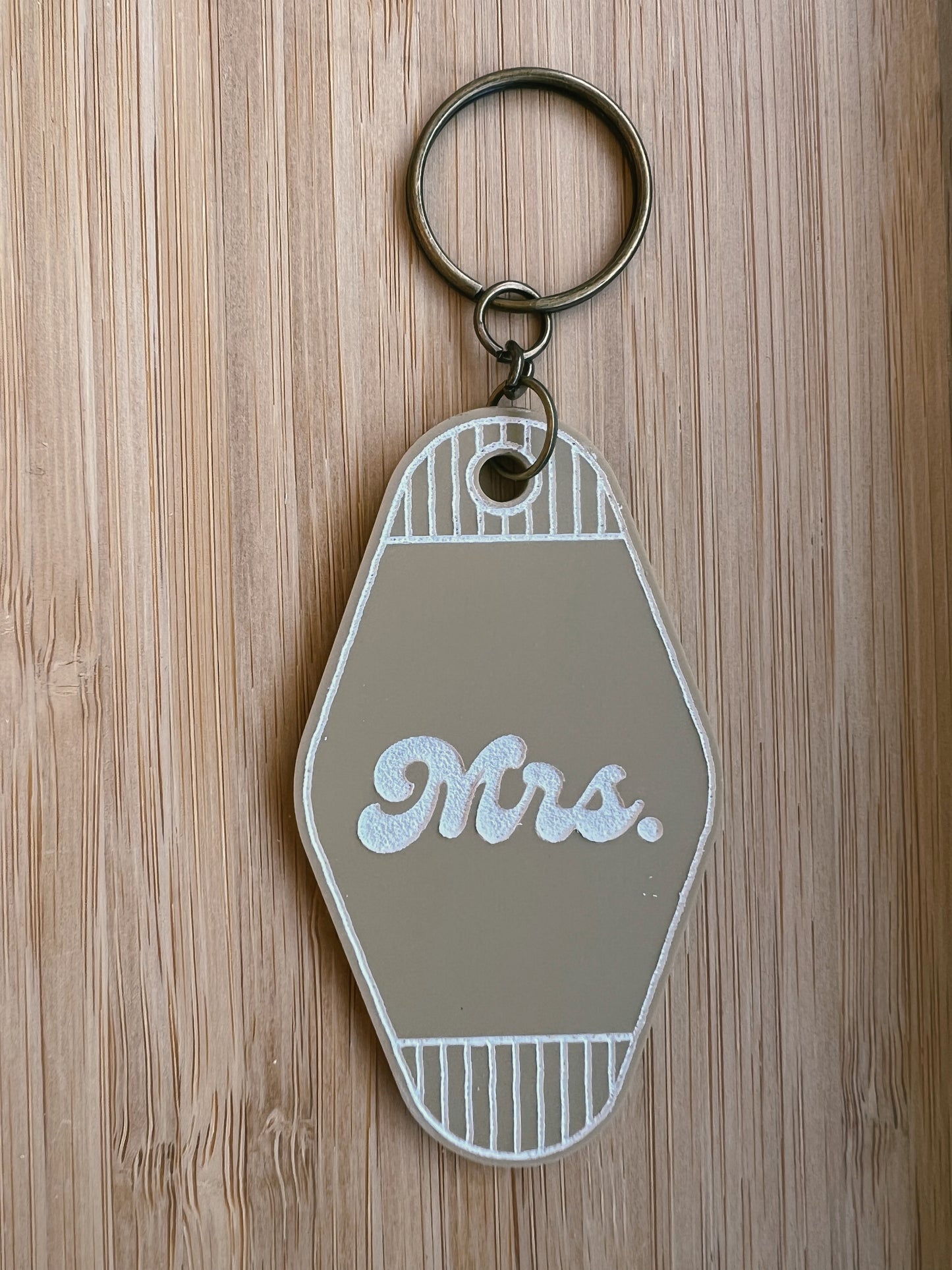 “Mrs.” Motel Style Keychain
