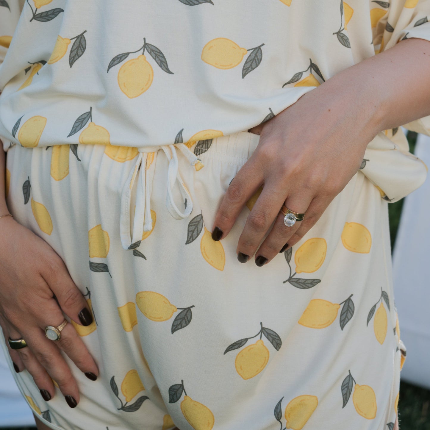 Women's Bamboo Short Set | Lemon