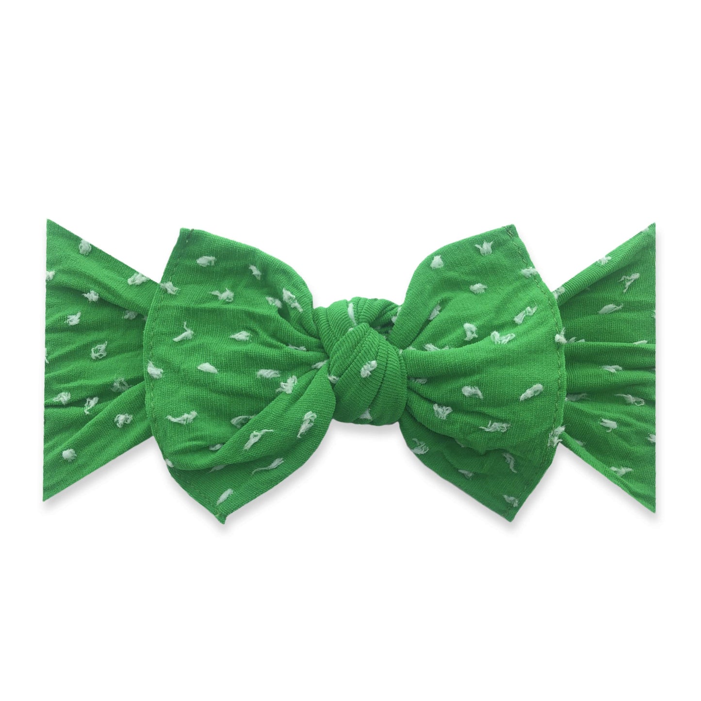 PATTERNED SHABBY KNOT: kelly green