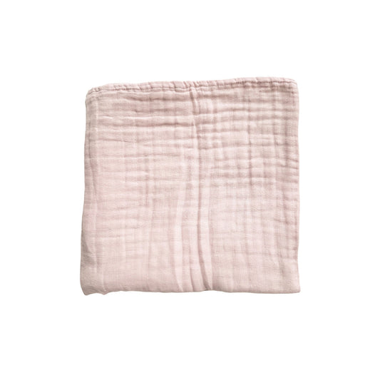 Muslin 6-Layer Blanket - Baby Pink