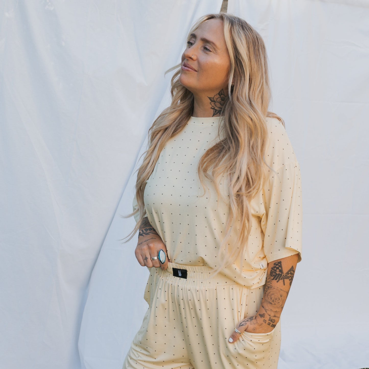 Women's Boxy Tee Lounge Set | Veda