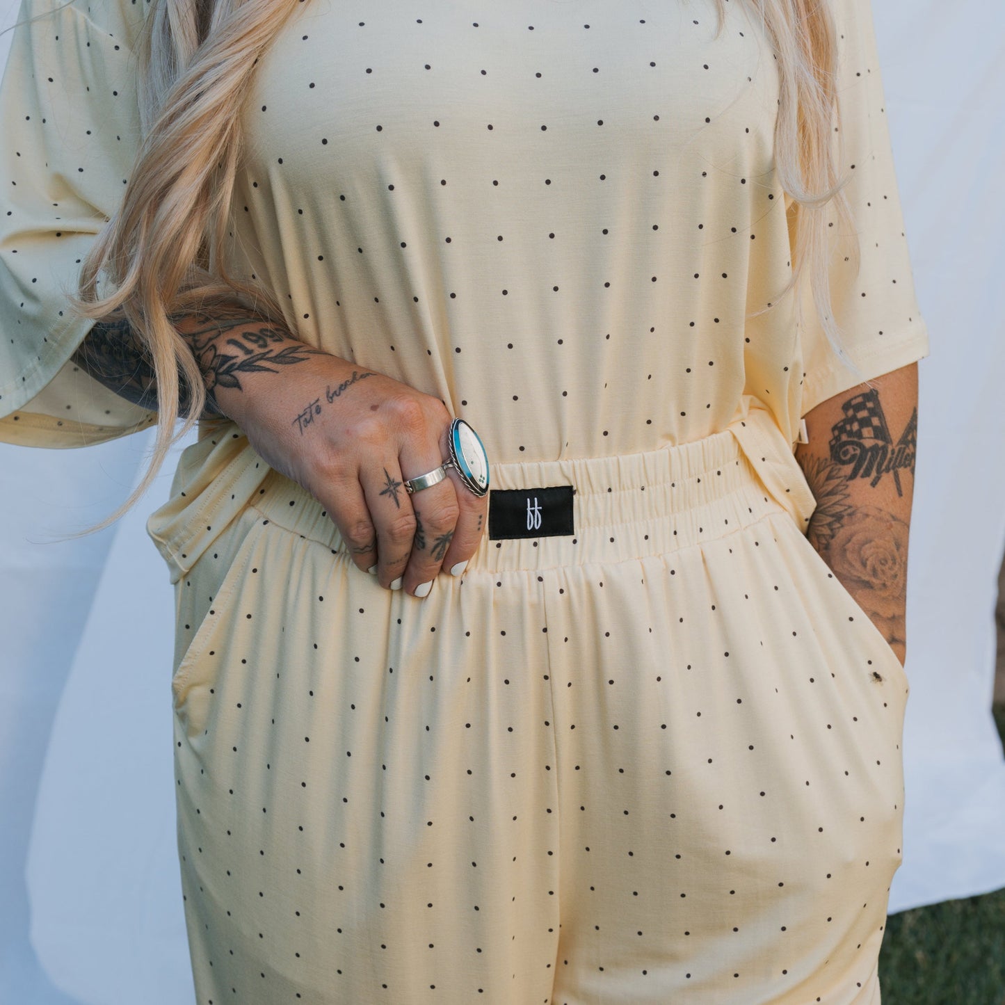 Women's Boxy Tee Lounge Set | Veda