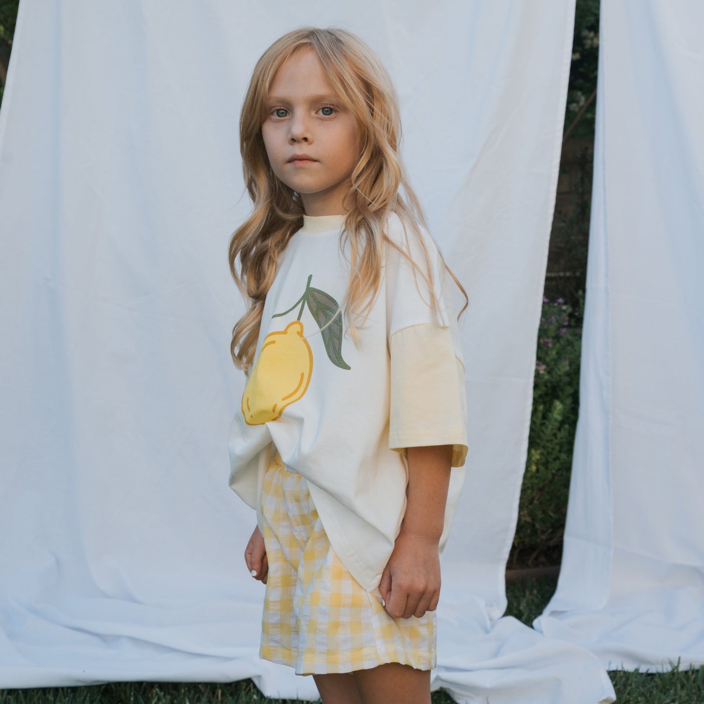 Child Cotton Tee | Lemon