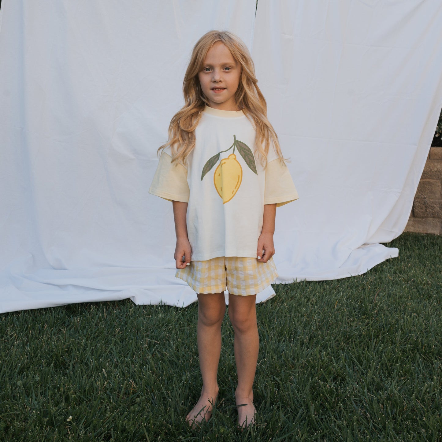 Child Cotton Tee | Lemon