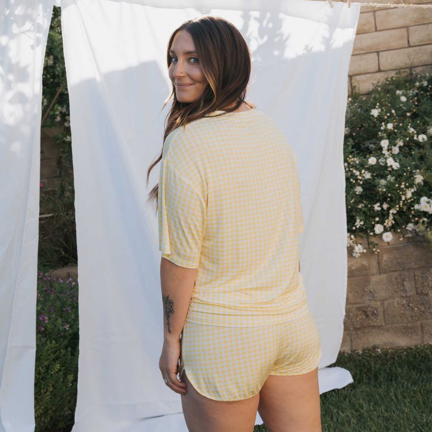 Women's Bamboo Short Set | Citron