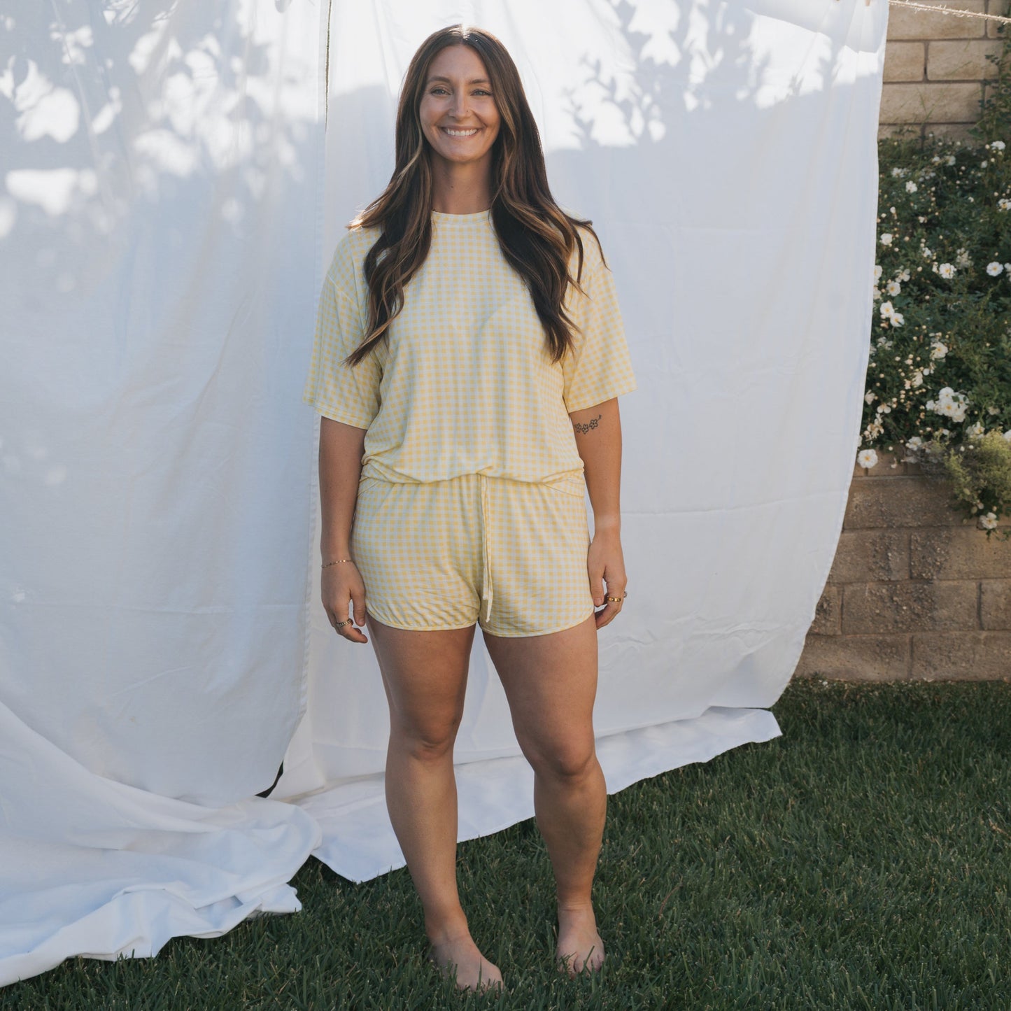 Women's Bamboo Short Set | Citron